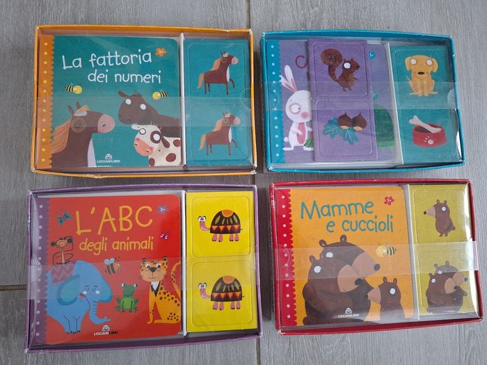 4 livres éducatif en italien