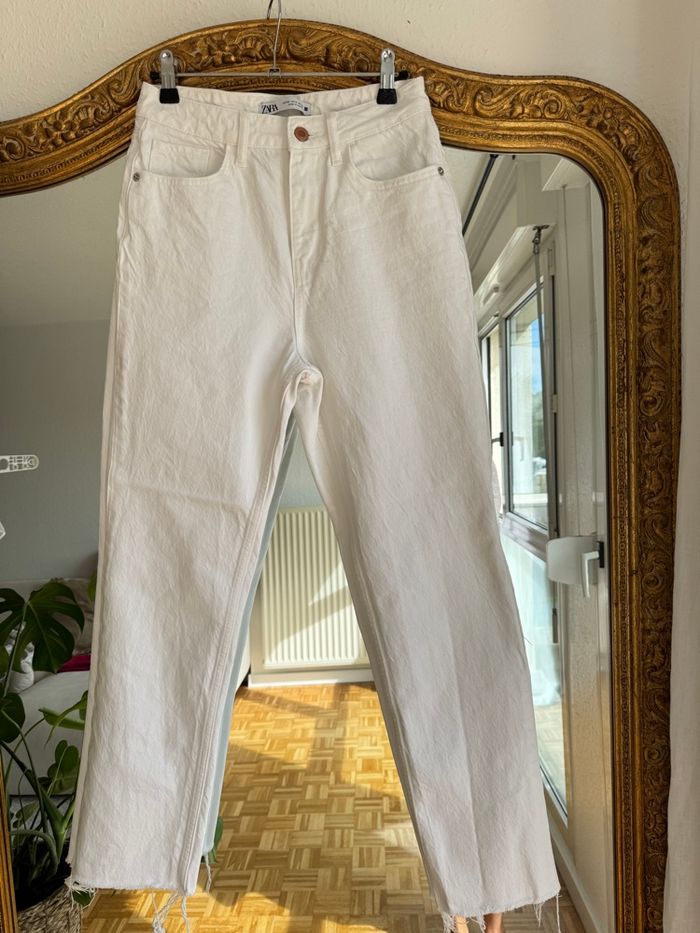 Jean blanc Zara - photo numéro 2