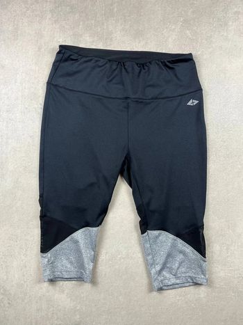 Athlitech Long Seamless Short / High Waist Gym Pants | noir | Size M | Women #193