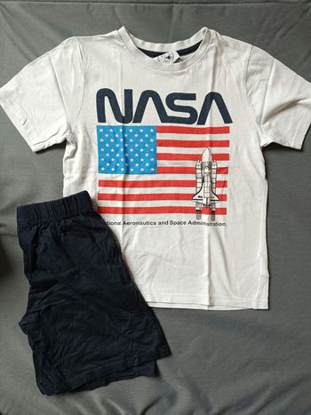 Pyjashort Nasa 🎮 Taille 8 ans