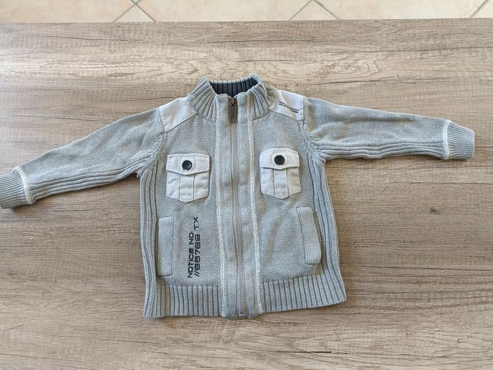 Gilet zippé 2 ans