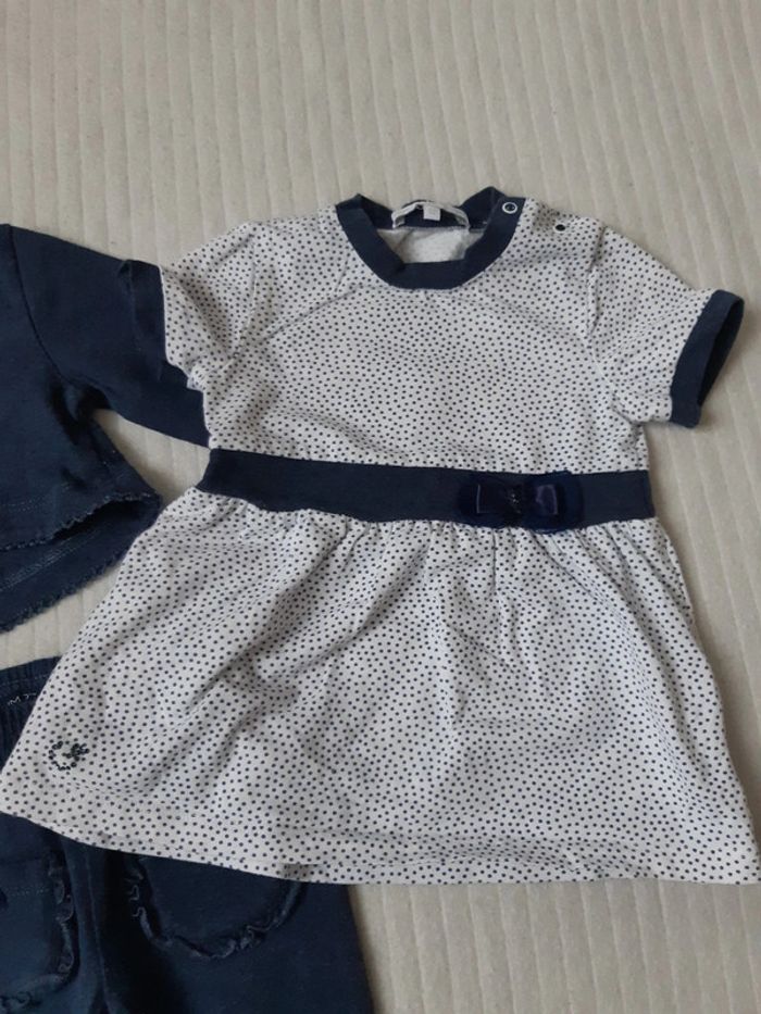 Ensemble boléro, robe et pantalon Gymp 3 mois - photo numéro 2