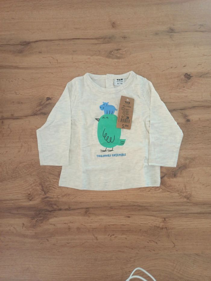 T-shirt manche longue 9 mois tao - photo numéro 2