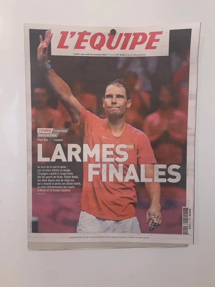 L’équipe : Larmes Finales 20/11/24