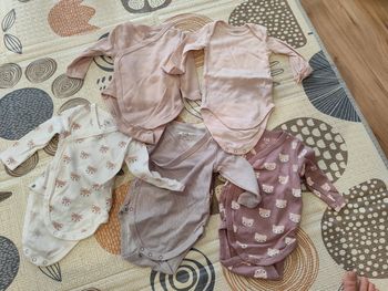 Lot de 5 bodies manches longues fille neufs