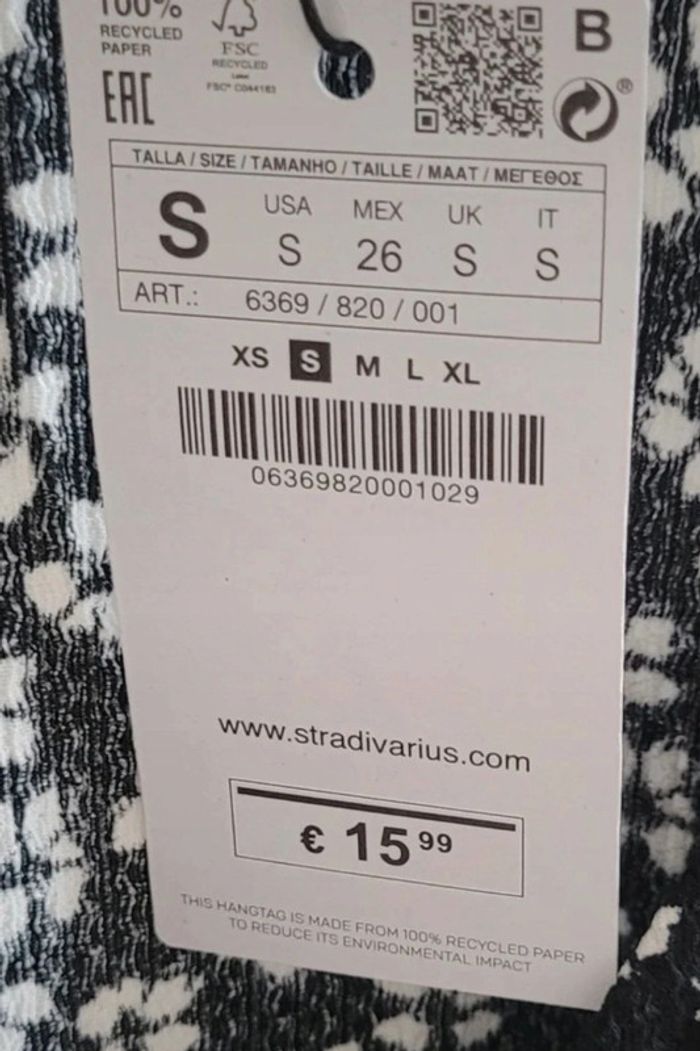 Combishort Stradivarius Taille S - photo numéro 2