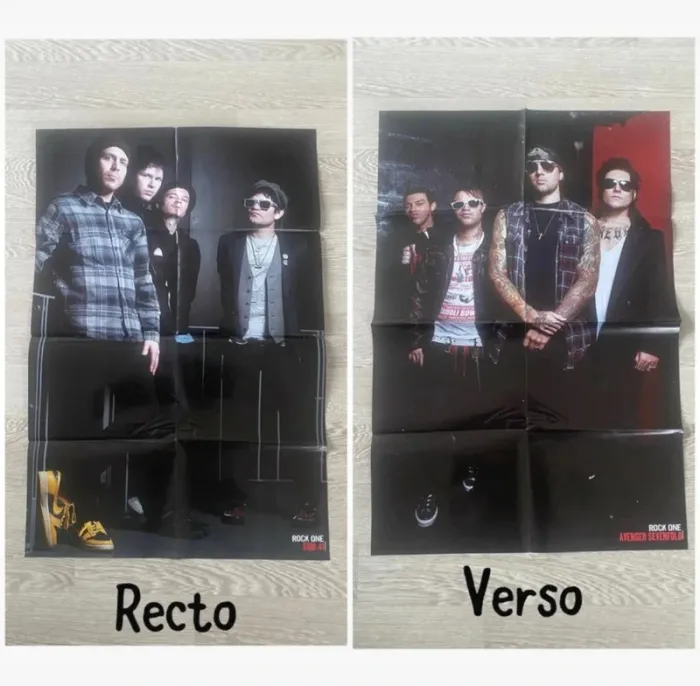 Lot de 6 poster metal / poster rock / poster groupe de rock - photo numéro 2