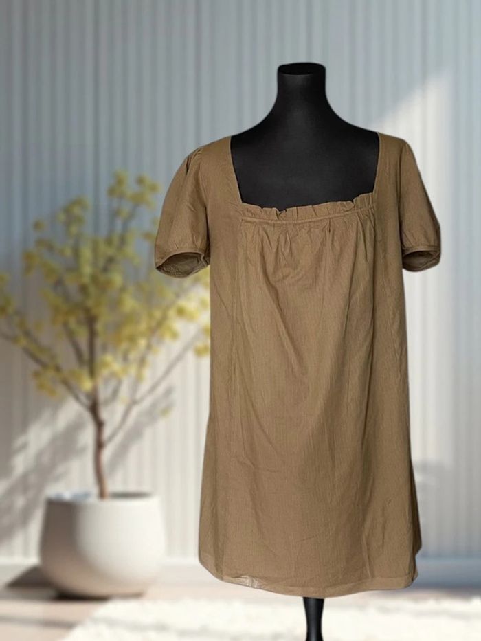 Robe en coton kaki – Autre Ton – taille 44