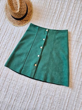 Jupe trapèze verte taille 36 Lili et Lala