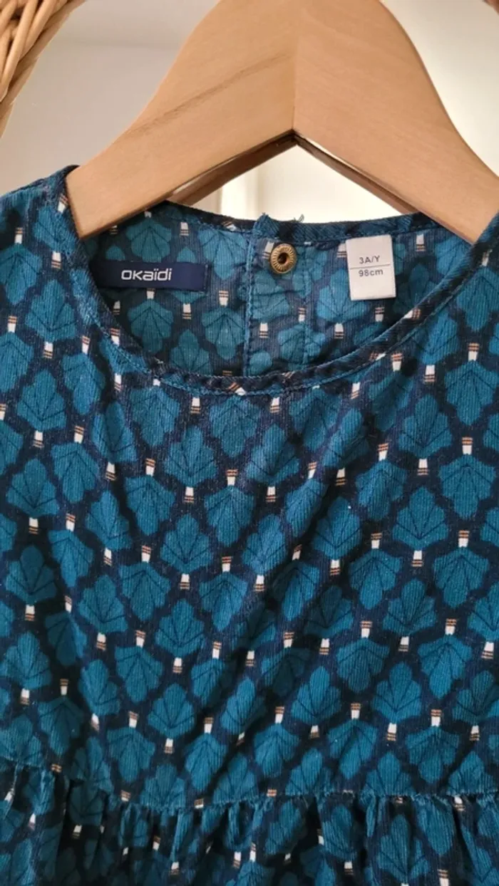 Blouse fille Okaïdi 3 ans excellent état - photo numéro 3