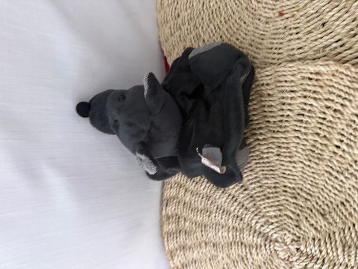 doudou marionnette rat souris gris noir HISTOIRE D'OURS - photo numéro 2