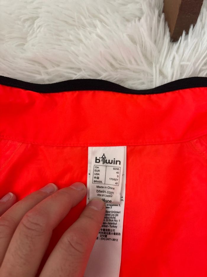 Veste coupe vent vélo Btwin femme taille S - photo numéro 6