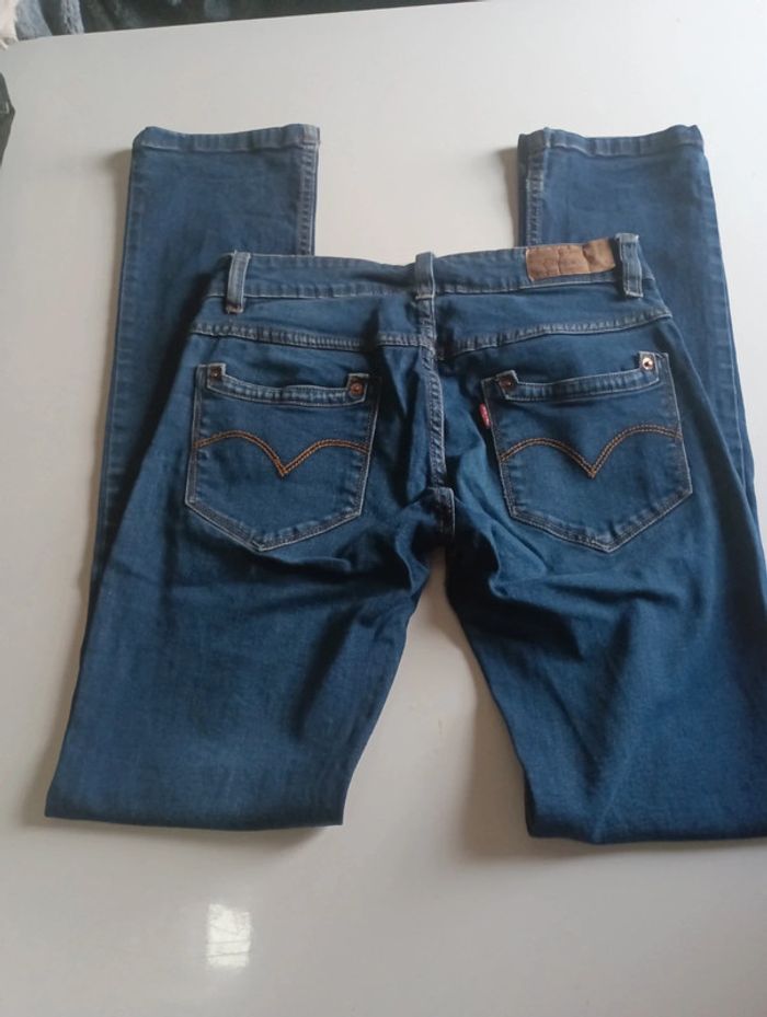 Pantalon jeans femme Levi's Strauss 501 rétro vintage taille 36 coupe droite - photo numéro 6