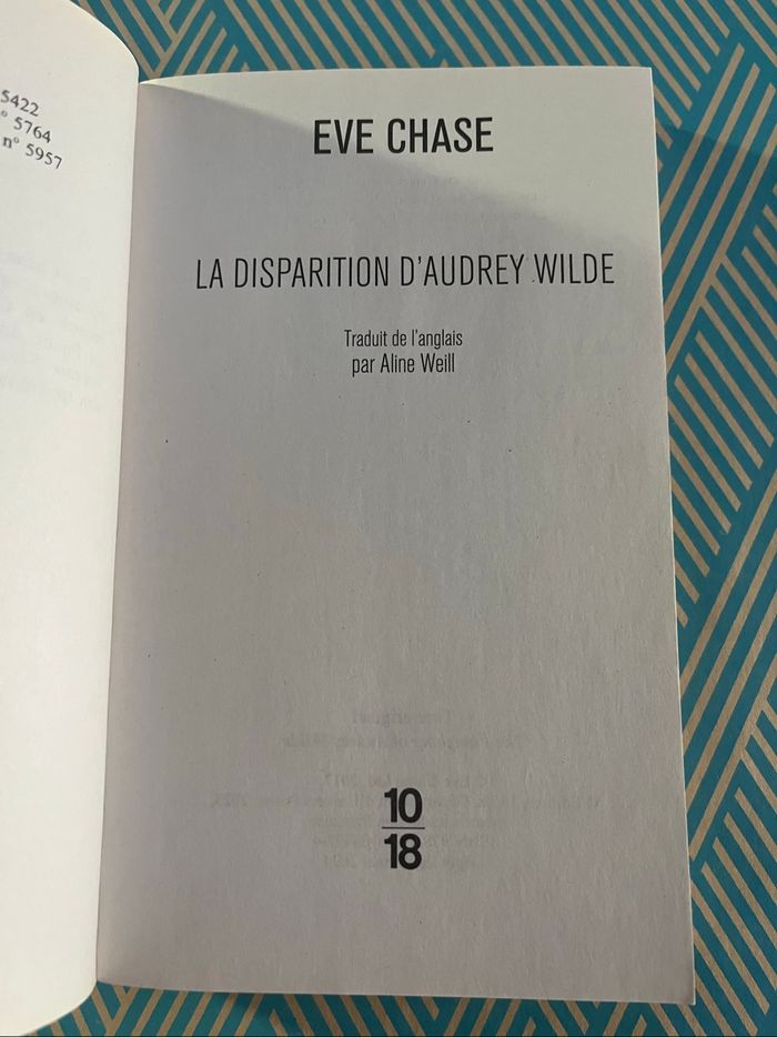 Roman « La disparition d’Audrey Wilde » d’Eve Chase - photo numéro 4