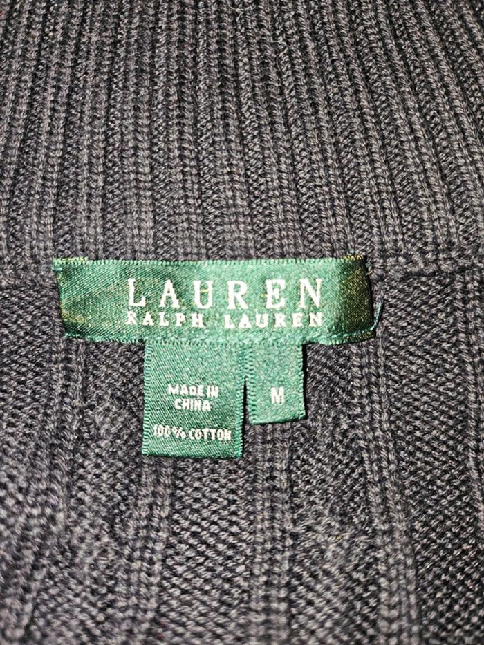 Gilet zippé torsadé Lauren ralph lauren - photo numéro 5