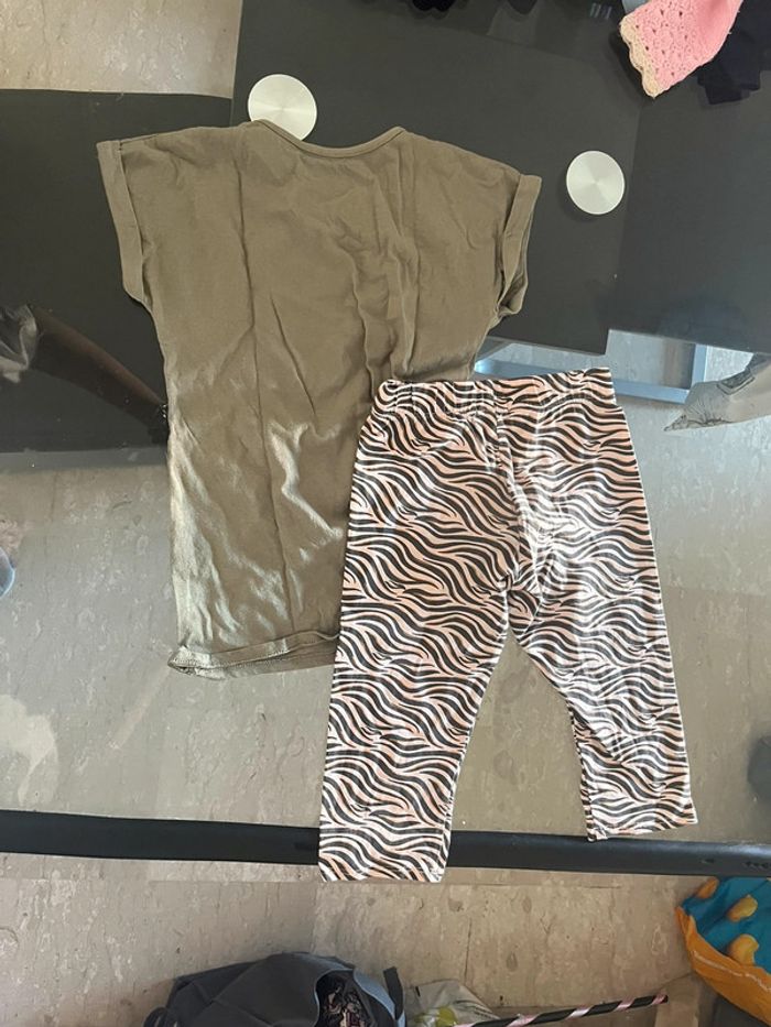 Ensemble leggings court enfant fille - photo numéro 2