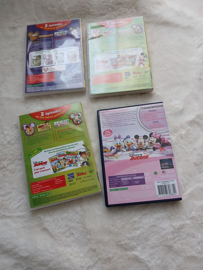 Lot de 4 DVD mickey