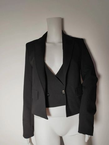 Blazer court Zara XS avec son veston intégré