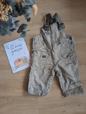 Salopette pantalon Sergent Major 12 mois