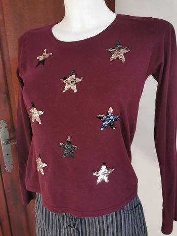T-shirt manches longues étoiles