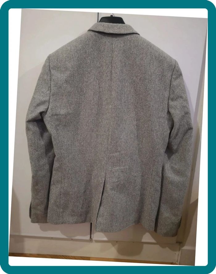 Blazer / Veste de costume Nöak gris chiné taille 46 - photo numéro 2