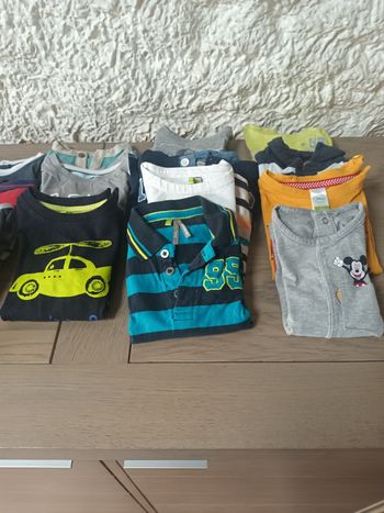 T shirt manche longue garçon 12 mois