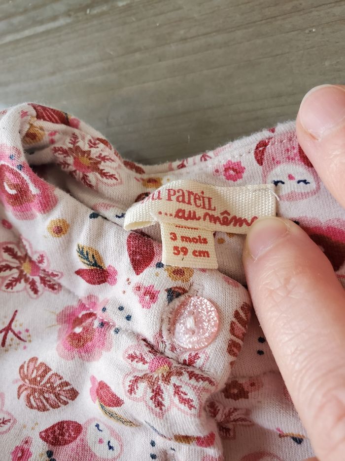 Ensemble robe et leggings 3 mois Du Pareil au même - photo numéro 2