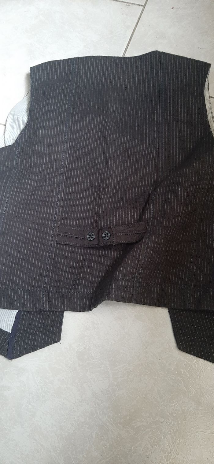 Gilet sans Manche raye