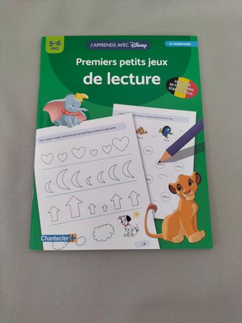 💚 Premiers jeux de lecture – J'apprends avec Disney (5-6 ans) - 3eme maternelle - Disney - Neuf 💚