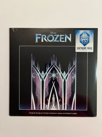 Vinyle Frozen the songs la reine des neiges Disney