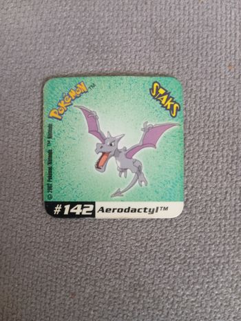 Magnet Pokémon Staks 2002 N° 142 Aerodactyl 