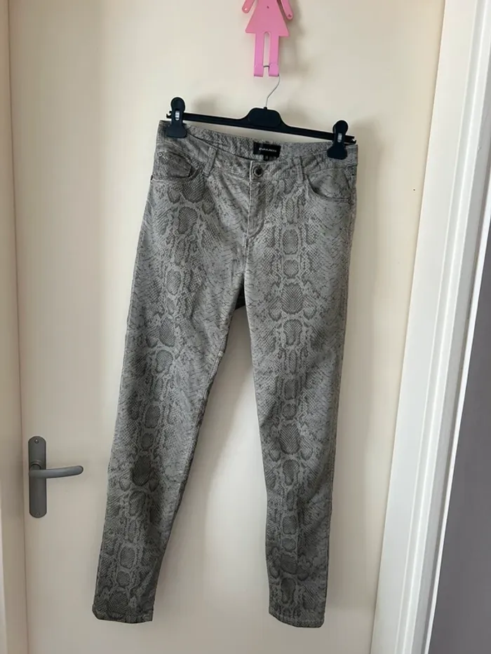 Eva kayan pantalon, imprimé, reptile, taille 38
