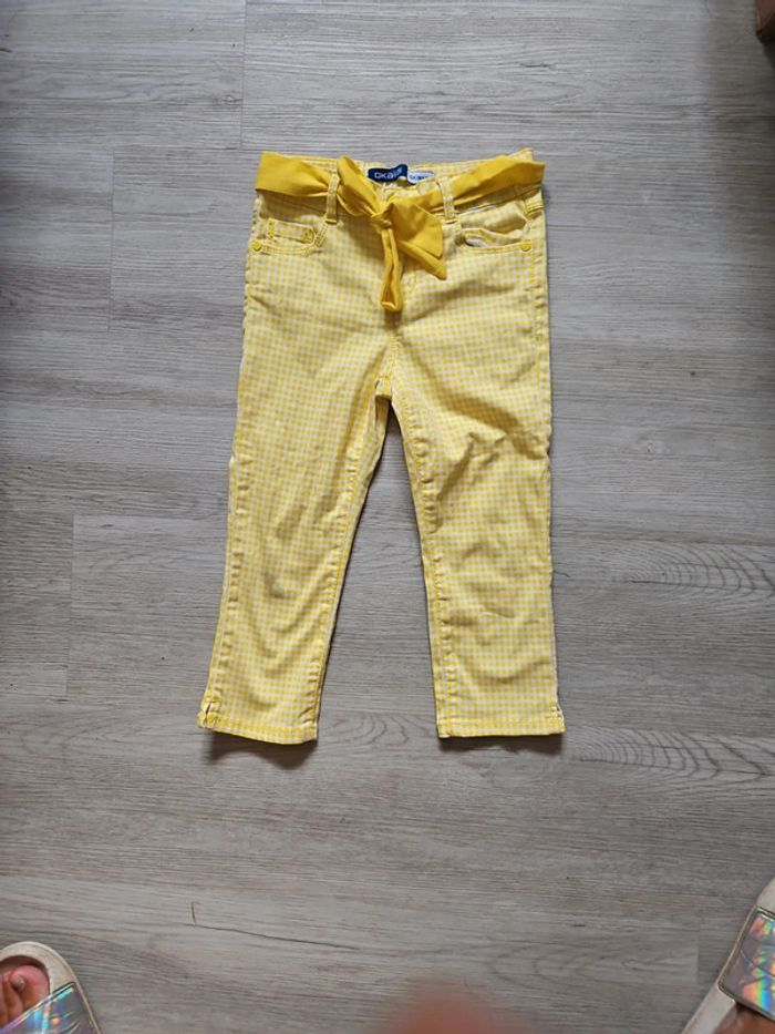 Pantacourt fille okaidi skinny taille 6 ans