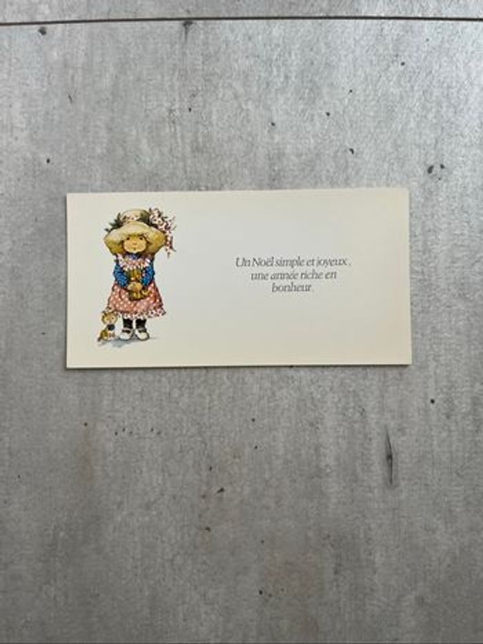 Lot 4 cartes fillette chat