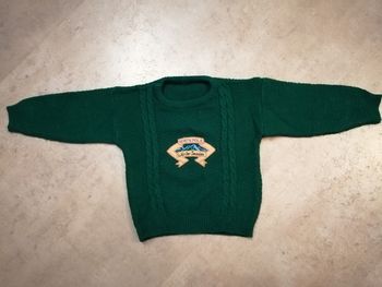 Pull vert 6 ans