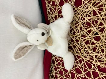 Peluche lapin à câliner Happy Wild Doudou et Compagnie