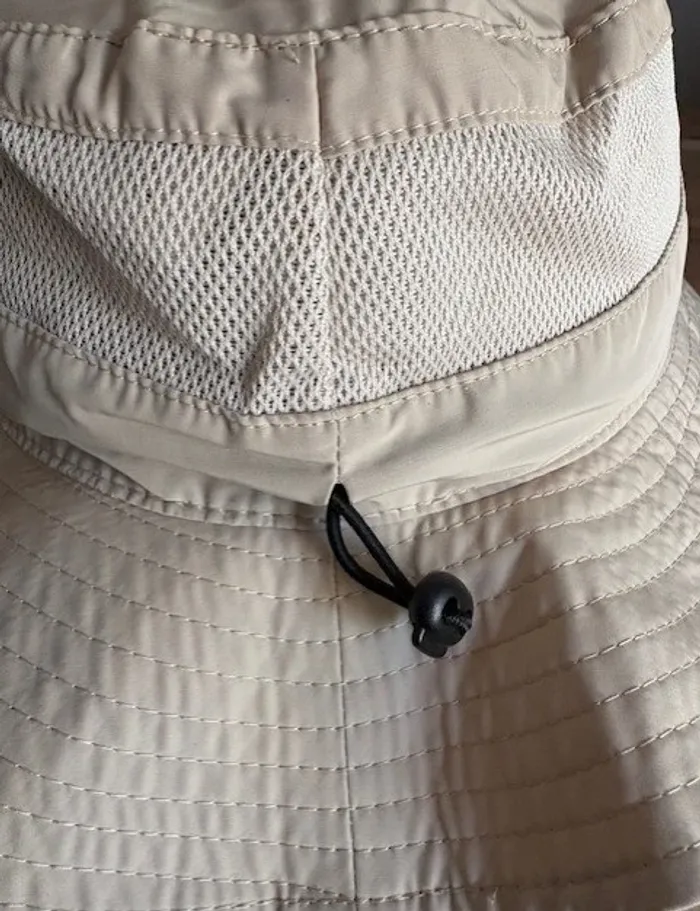 chapeau de loisir en tissus beige anti uv - photo numéro 4
