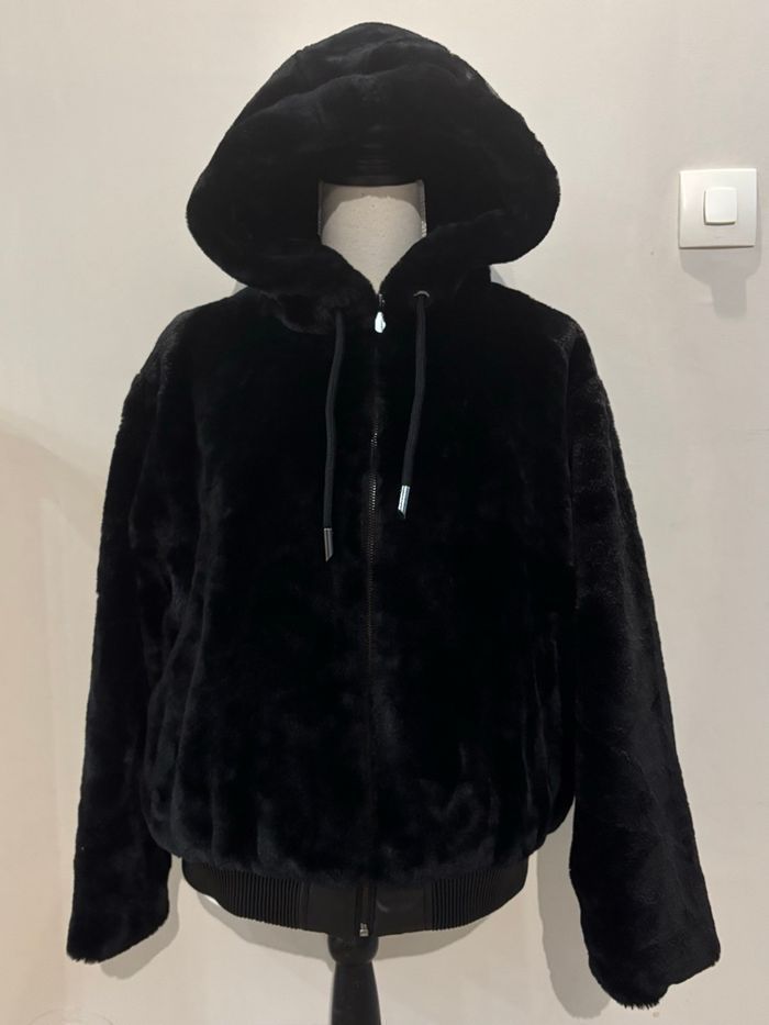 Blouson réversible effet fourrure - photo numéro 1