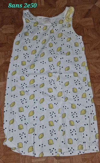 Chemise de nuit 8ans tape a loeil