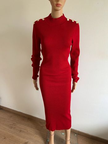 Robe pull longue rouge neuve Morgan taille L (valeur 70€)