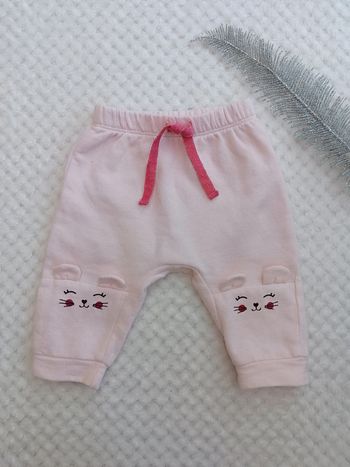 🔸Pantalon de jogging rose pâle - Pat et Ripaton Taille 3 mois 🔸