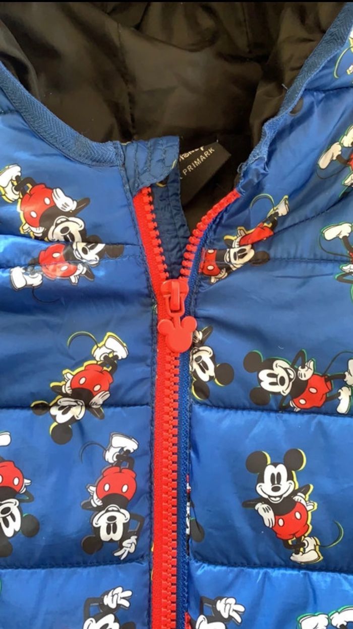 Manteau mickey et son bonnet - photo numéro 3