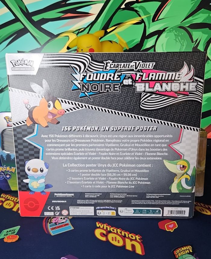 Coffret Collection Poster Unys Pokemon Foudre Noire et Flamme Blanche - EV10.5 - photo numéro 2
