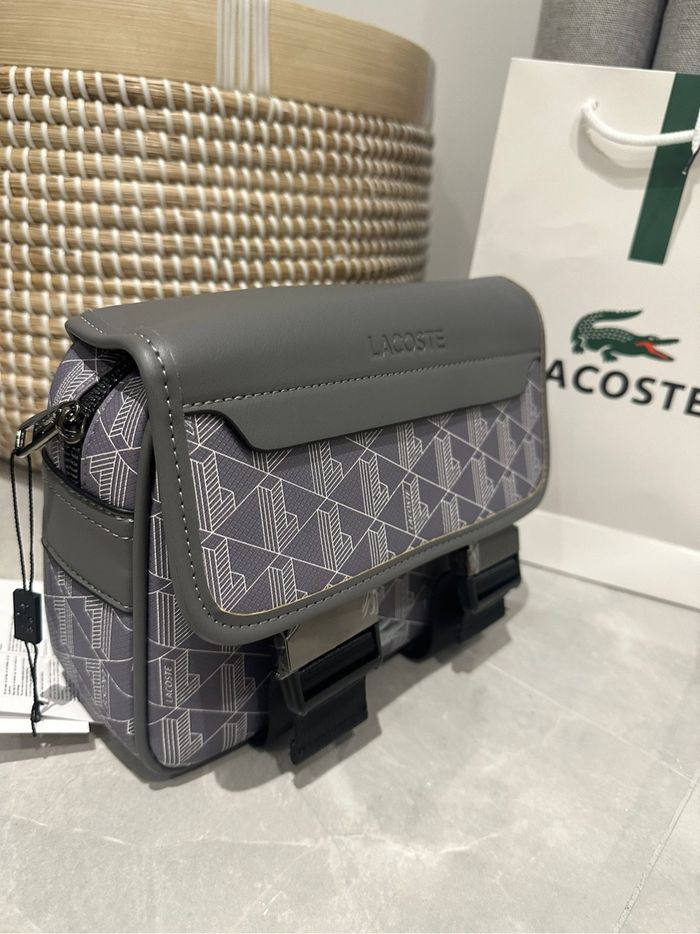 Sacoche Lacoste gris the blend - photo numéro 4