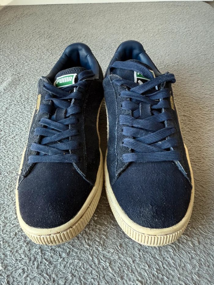 Puma Suède bleu - Taille 37 - photo numéro 3