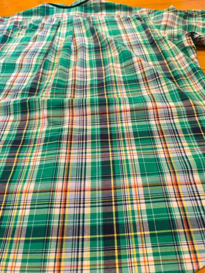 Chemisette Ralph Lauren - Custom Fit - Logo brodé rouge - Vert, noir - Taille XL - photo numéro 6