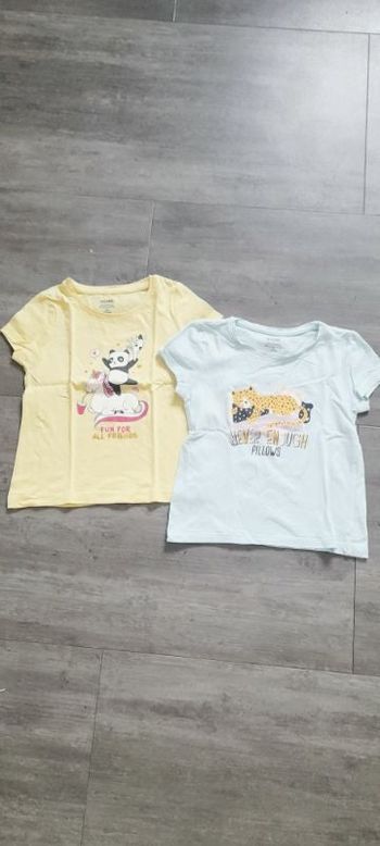 Lot de 2 Tee-shirt manches courtes