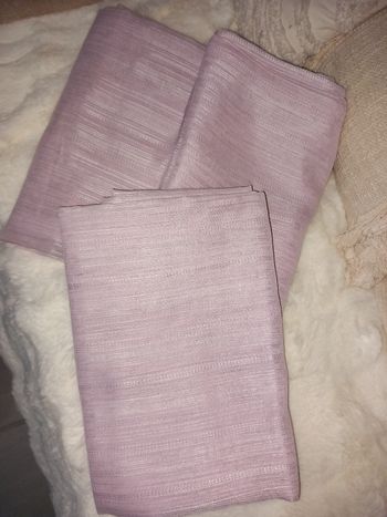 Voilages rose