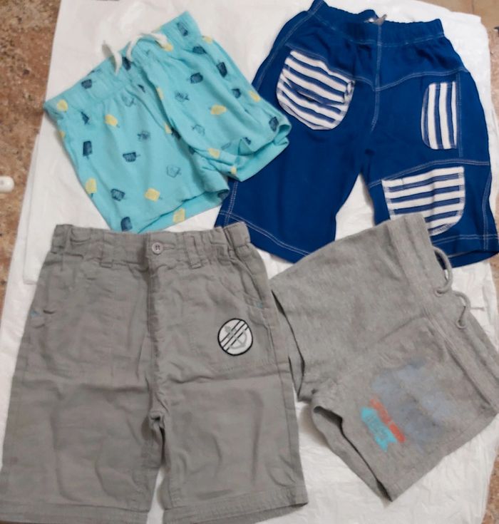 Lot de 4 shorts garçon 2 ans