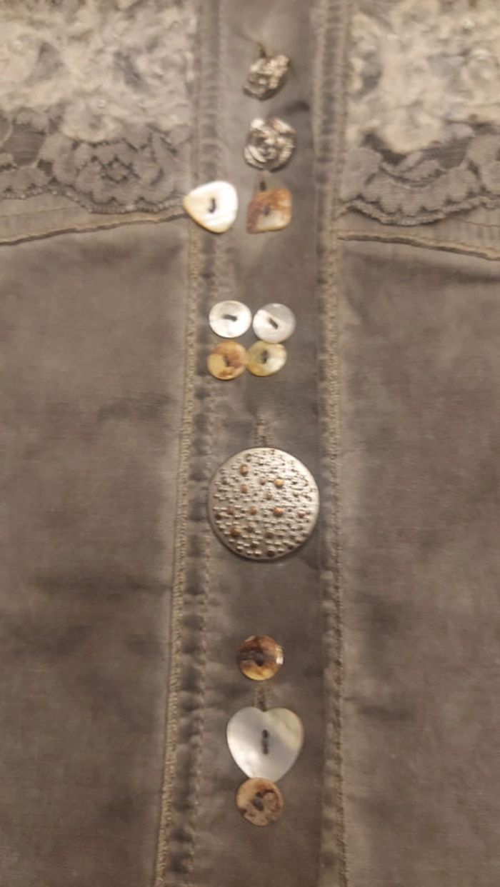Chemise  chic gris Bottega t L - photo numéro 16